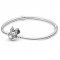 Bratara placat argint tip Pandora Minnie Mouse 17cm