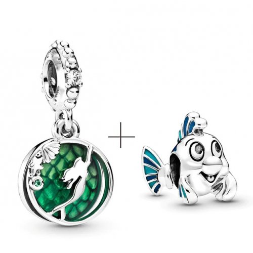 Talisman Charm Pandora argint Mica Sirena Talisman Charm Pandora argint Mica Sirena