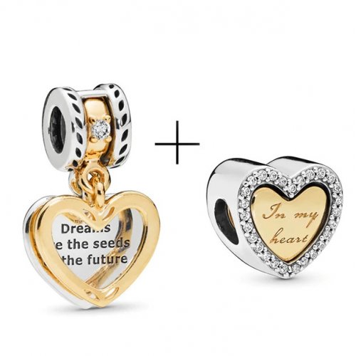 Talisman argint tip Pandora Inima