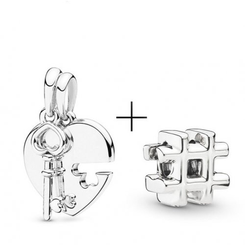 Talisman Charm Pandora argint Hashtag Talisman Charm Pandora argint Hashtag