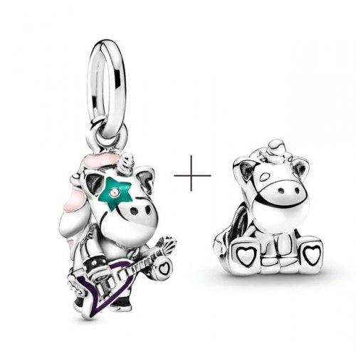 Talisman charm din argint tip pandora vacuta