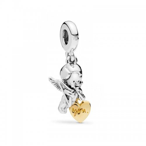 Talisman din argint charm tip pandora Cupidon Talisman din argint charm tip pandora Cupidon