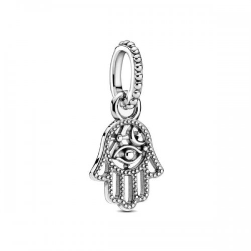 Charm talisman argint mana Hamsa Charm talisman argint mana Hamsa