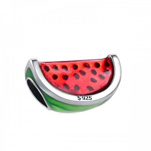 Charm pentru Pandora talisman argint Pepene Rosu