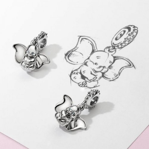 Charm pentru Pandora talisman argint elefant Disney Dumbo